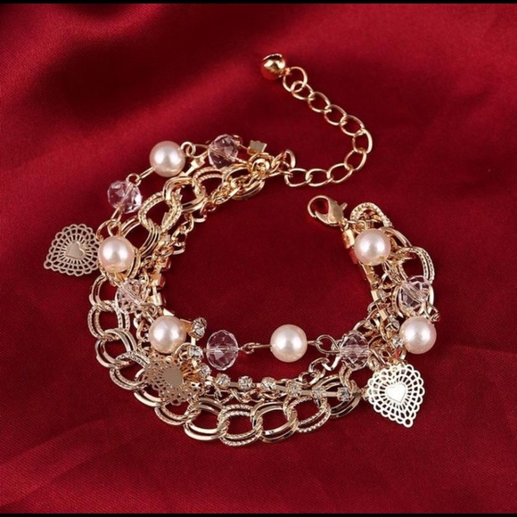 Multilayer pearl braclet - Picture 2 of 2